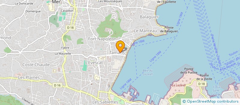 localisation de l'entreprise KILOWATER à LA SEYNE-SUR-MER