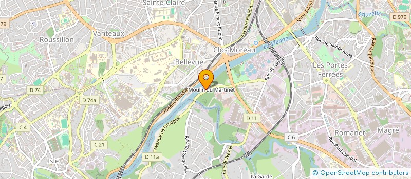 localisation de l'entreprise KILOWATT-CRETE à LIMOGES