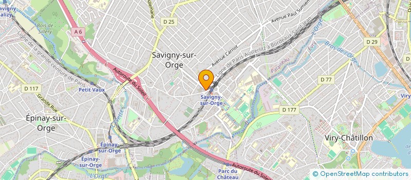 localisation de l'entreprise KILUBY à SAVIGNY-SUR-ORGE