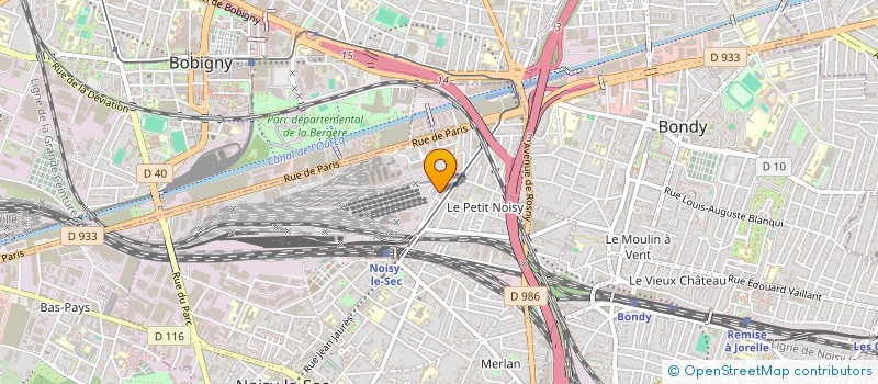 localisation de l'entreprise KIM à NOISY-LE-SEC