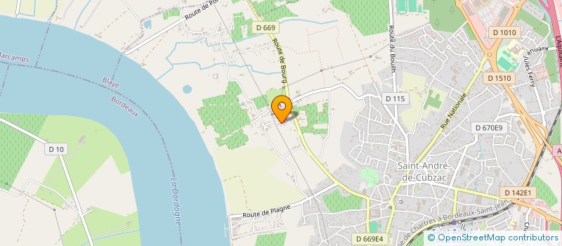 localisation de l'entreprise KIM  SAINT-ANDRE-DE-CUBZAC