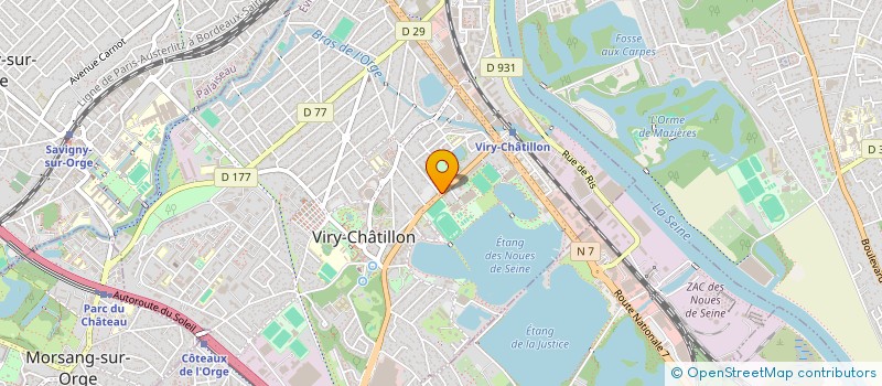 localisation de l'entreprise KIM à VIRY-CHATILLON