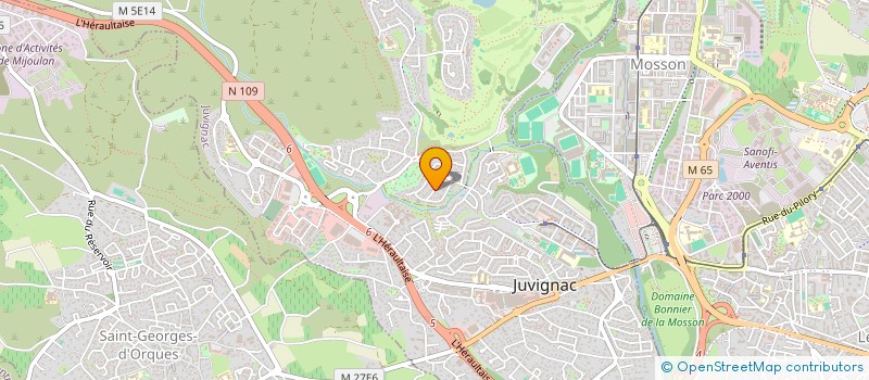 localisation de l'entreprise KIM  JUVIGNAC