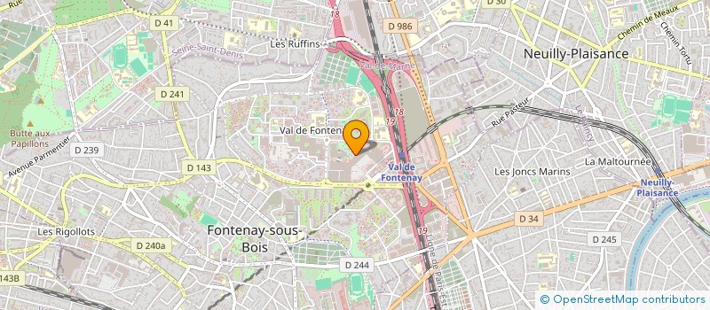 localisation de l'entreprise KIM FOOD  FONTENAY-SOUS-BOIS