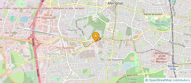 localisation de l'entreprise KIM-HAK  MERIGNAC