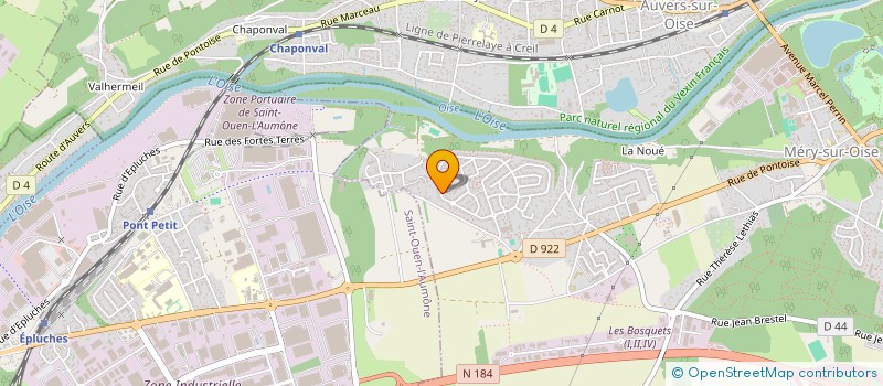 localisation de l'entreprise KIM HO LE TIGRE JAUNE  MERY-SUR-OISE