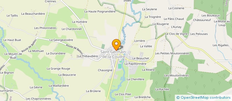 localisation de l'entreprise KIM KARE à SAINT-GERMAIN-DE-LA-COUDRE