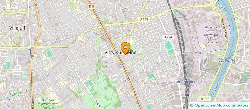 localisation de l'entreprise KIM PARMENTIER  VITRY-SUR-SEINE