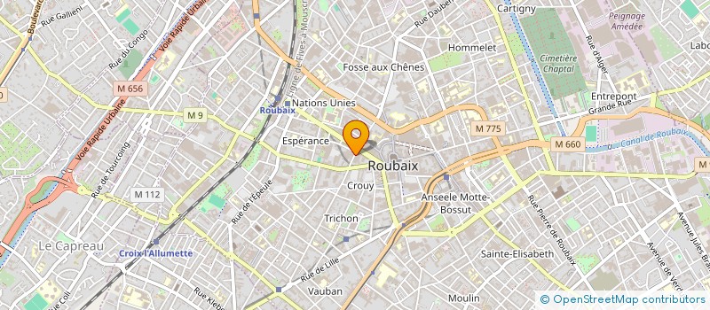 localisation de l'entreprise KIM SARL à ROUBAIX
