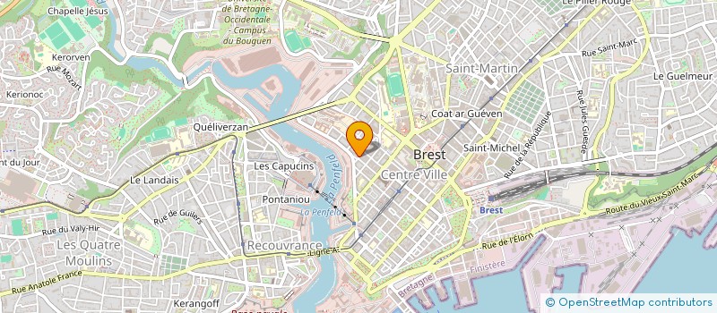 localisation de l'entreprise KIM SON à BREST