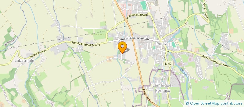 localisation de l'entreprise KIM TAG  PONTACQ