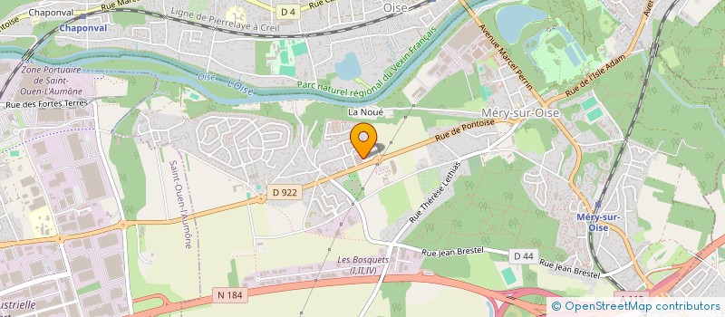 localisation de l'entreprise KIM TRAITEUR SARL  MERY-SUR-OISE