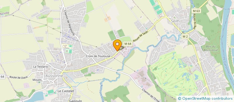 localisation de l'entreprise KIM TRAN à AUSSONNE