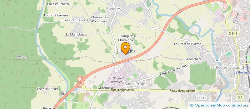 localisation de l'entreprise KIMA  RIVIERES