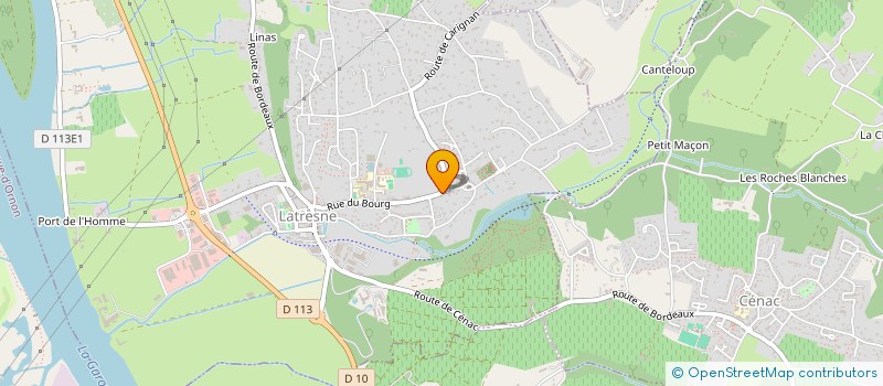 localisation de l'entreprise KIMA  LATRESNE