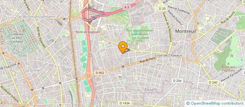 localisation de l'entreprise KIMA DECOR  MONTREUIL