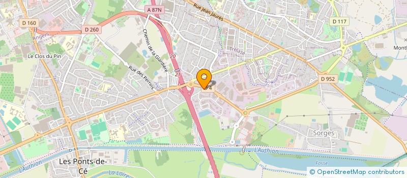 localisation de l'entreprise KIMA FINANCES  LES PONTS-DE-CE