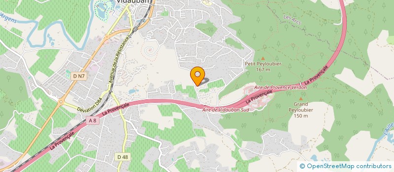 localisation de l'entreprise KIMAJA  VIDAUBAN