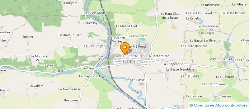 localisation de l'entreprise KIMANO  SAINT-GERMAIN-SUR-ILLE