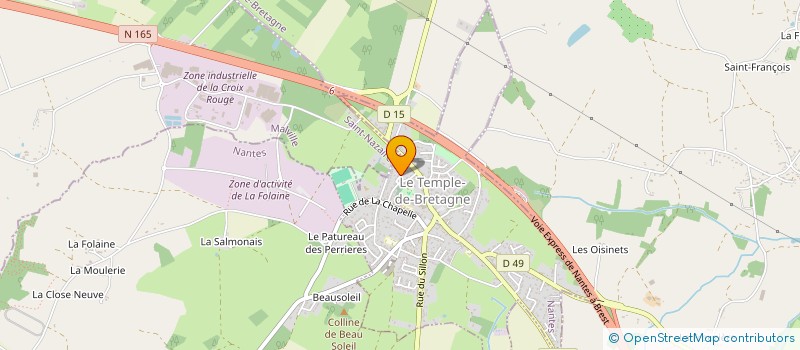 localisation de l'entreprise KIMARO  LE TEMPLE-DE-BRETAGNE