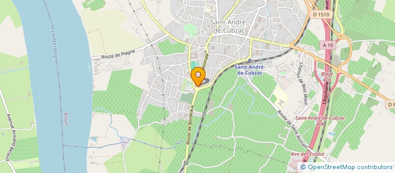 localisation de l'entreprise KIMAUTOS à SAINT-ANDRE-DE-CUBZAC
