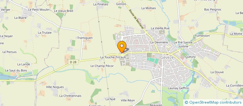 localisation de l'entreprise KIMAY  GEVEZE