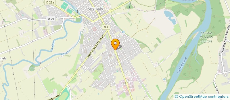 localisation de l'entreprise KIMBO  GRENADE SUR GARONNE