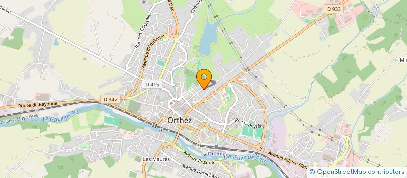 localisation de l'entreprise KIMBO  ORTHEZ
