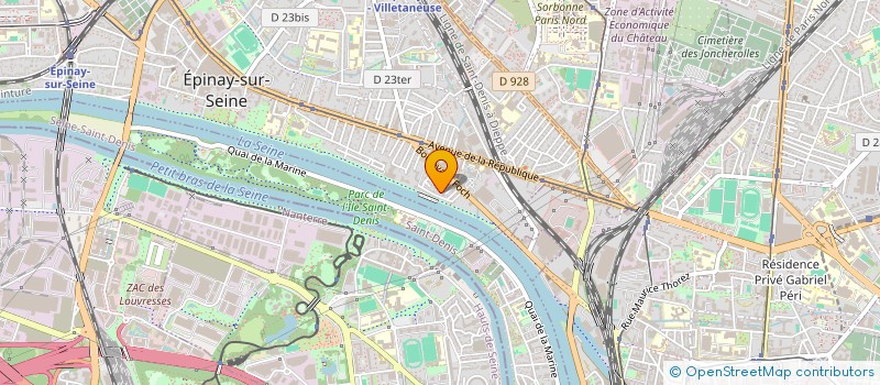localisation de l'entreprise KIMBO PL à EPINAY-SUR-SEINE