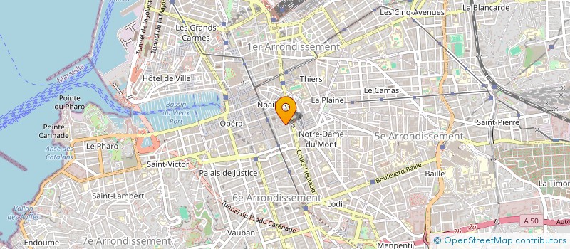 localisation de l'entreprise KIMCHI PRODUCTION à MARSEILLE 6