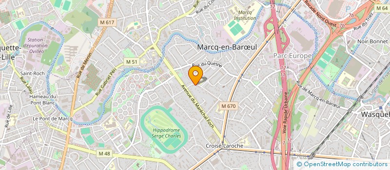 localisation de l'entreprise KIME à MARCQ-EN-BARŒUL