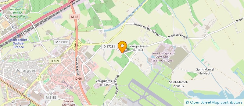 localisation de l'entreprise KIME DOJO KARATE SHOTOKAN BUZIGNARGUES  MAUGUIO