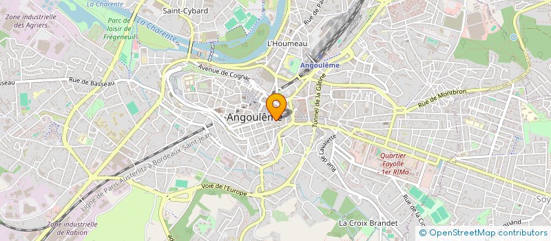 localisation de l'entreprise KIMGAMES à ANGOULEME
