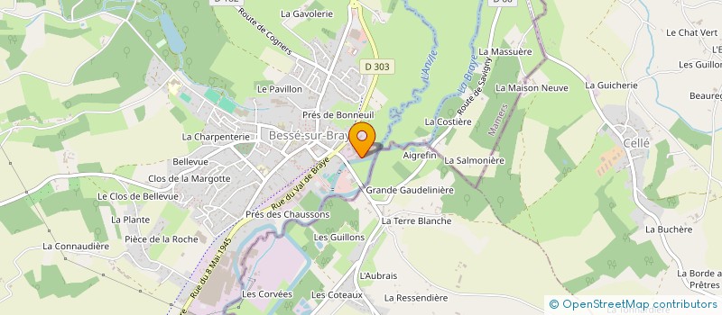 localisation de l'entreprise KIMI AND CO  BESSE-SUR-BRAYE