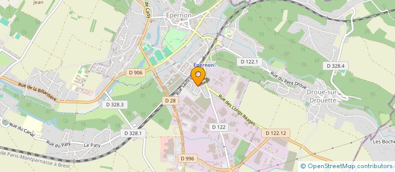 localisation de l'entreprise KIMIA PRODUCTION à EPERNON
