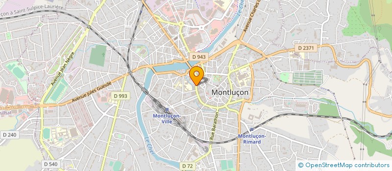 localisation de l'entreprise KIMIBOX à MONTLUCON