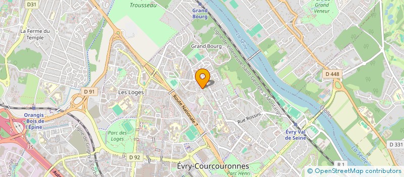 localisation de l'entreprise KIMINU.K.L.N.A SARL  EVRY-COURCOURONNES