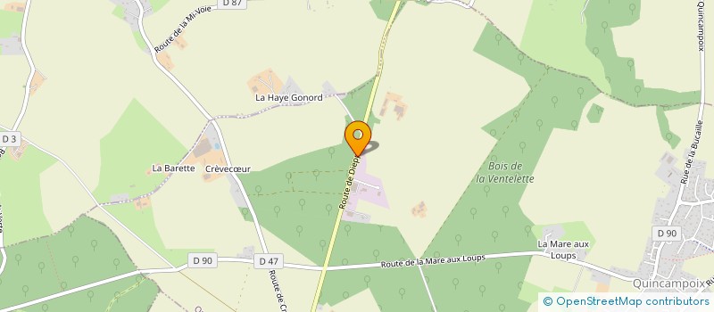 localisation de l'entreprise KIMO 2  QUINCAMPOIX