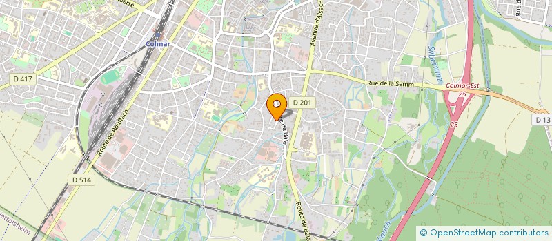 localisation de l'entreprise KIMO GROUP  COLMAR