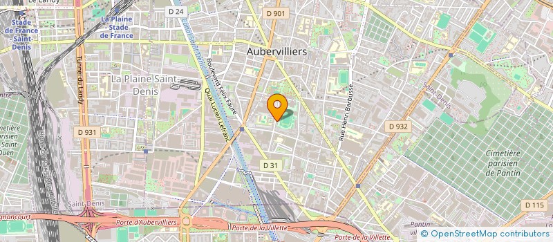 localisation de l'entreprise KIMO SERVICES à AUBERVILLIERS