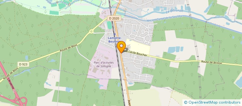 localisation de l'entreprise KIMONO à LAMOTTE-BEUVRON