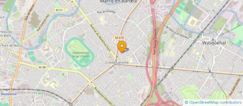 localisation de l'entreprise KIMONO COLLECTION à MARCQ-EN-BARŒUL