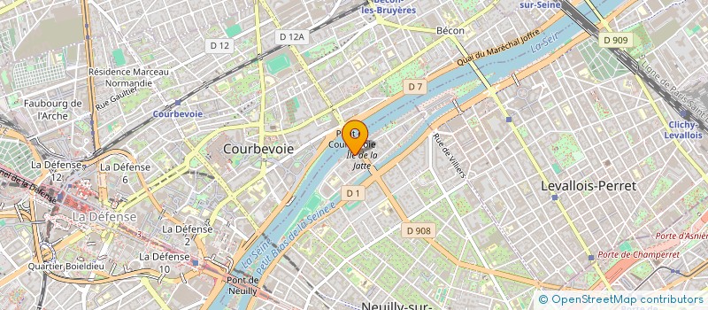 localisation de l'entreprise KIMOUS COMMUNICATION à NEUILLY-SUR-SEINE