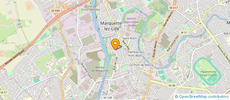 localisation de l'entreprise KIMPE VANESSA à MARQUETTE-LEZ-LILLE