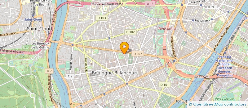 localisation de l'entreprise KIMPIC à BOULOGNE-BILLANCOURT