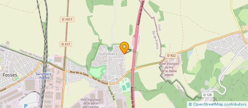 localisation de l'entreprise KIMSHY  SURVILLIERS