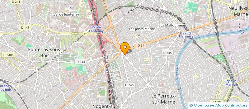 localisation de l'entreprise KIMTEA à LE PERREUX-SUR-MARNE