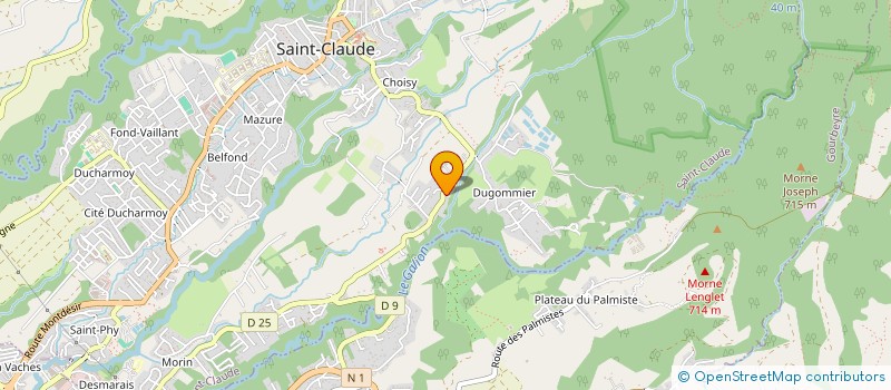 localisation de l'entreprise KIMUNTU KA à SAINT-CLAUDE