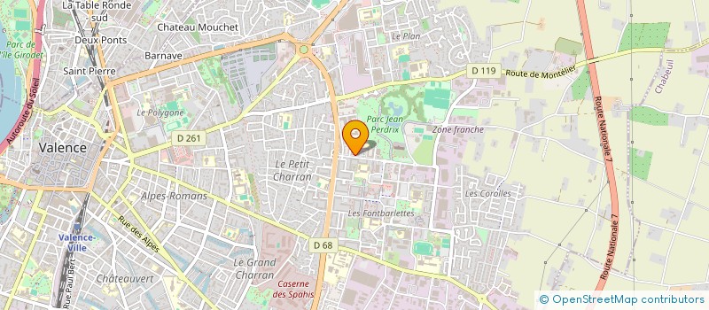 localisation de l'entreprise KIMYA  VALENCE