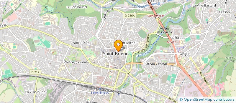 localisation de l'entreprise KIMYKA à SAINT-BRIEUC